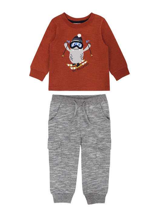 Ski Monster Top With Terry Pant