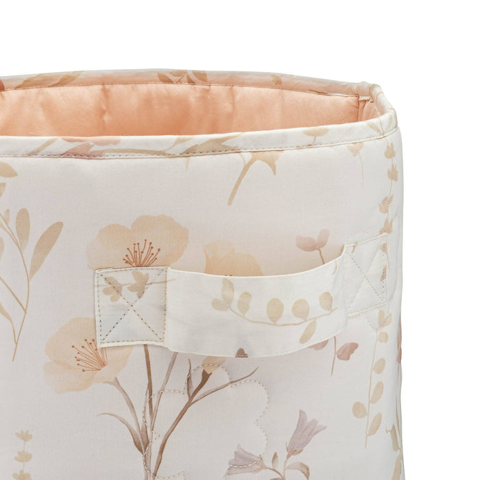 Violet Quilted Nursery Storage Bin