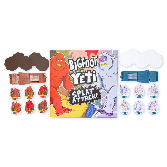 Bigfoot vs. Yeti: Splat Attack! Launching Action Board Game