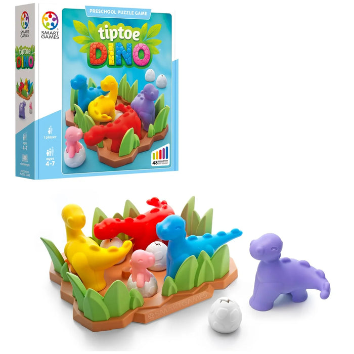 Tiptoe Dino - Preschool Dinosaur Logic Puzzle Game