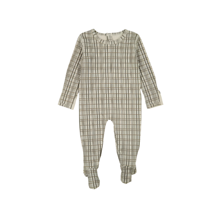The Printed Romper - Plaid