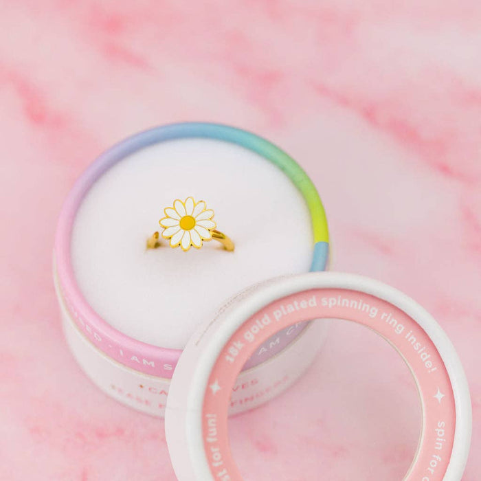 Enamel Spinner Rings