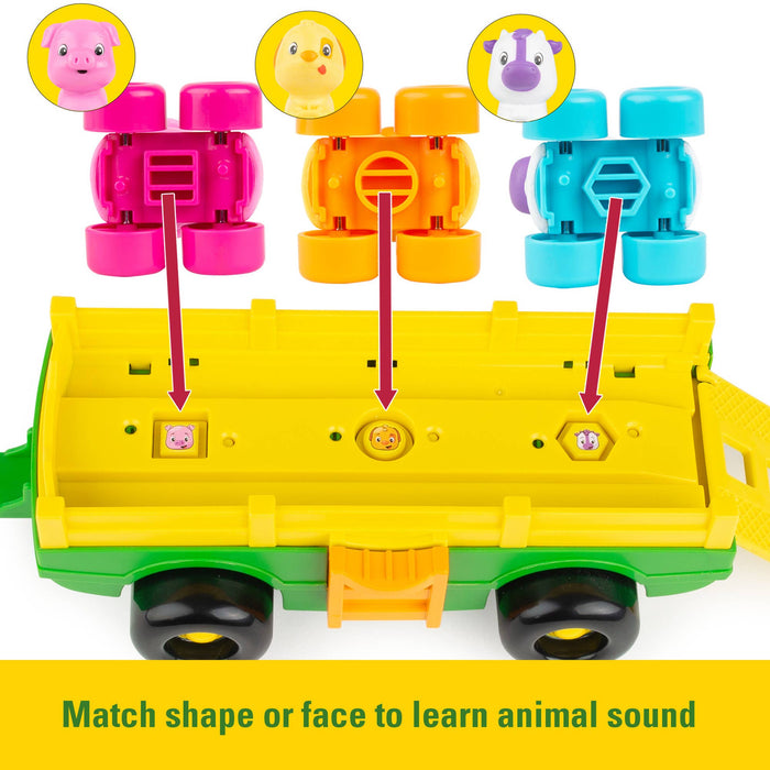 TOMY John Deere Farmin Friends Animal Sounds Wagon Ride