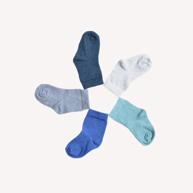 Merino Wool Infant Nature Socks - Moana Five Pack