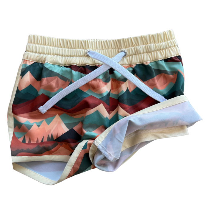 Colorful Mountains - Hybrid Shorts