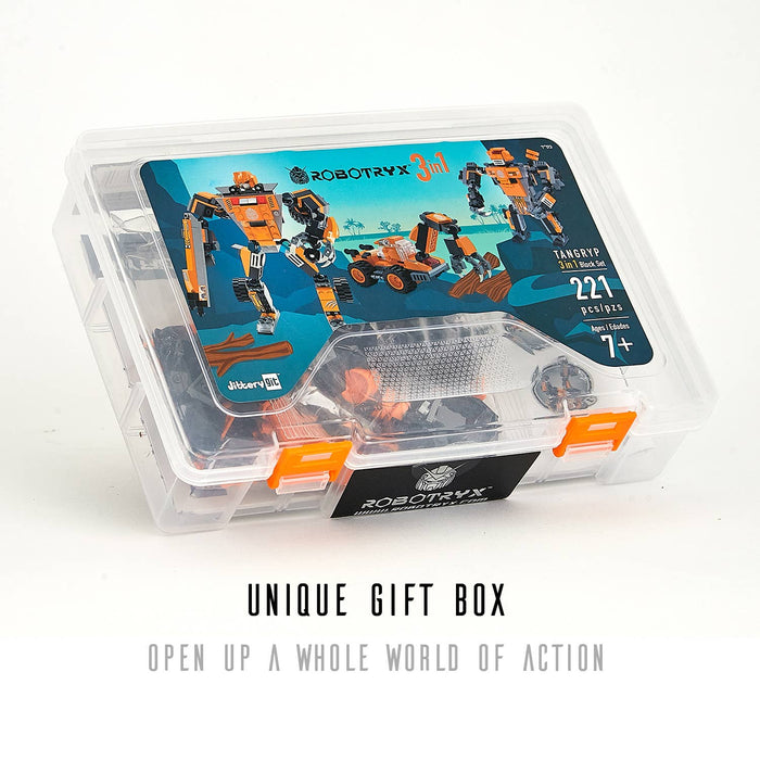 3-in-1 Toy Building Set (221 Pc) Robotryx Tangryp