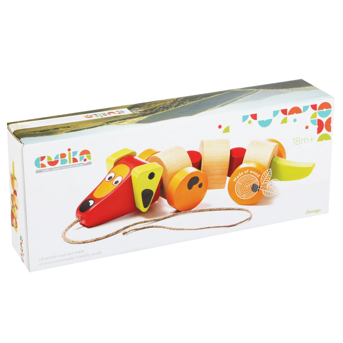 Sausage Dog Push & Pull Wooden Toy