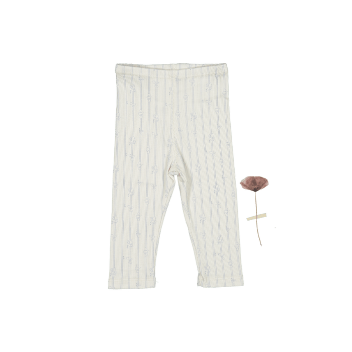 The Printed Legging - Linear Leaf