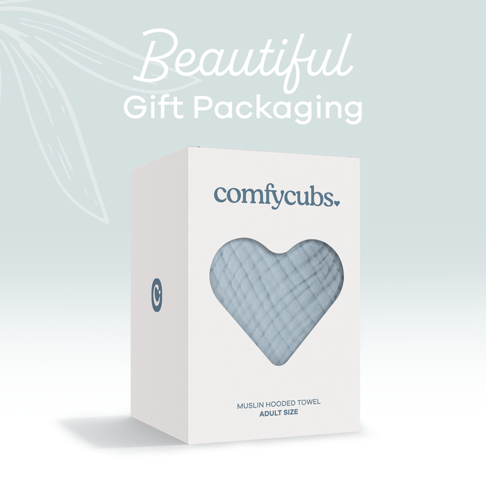 Adult Muslin Hooded Towel