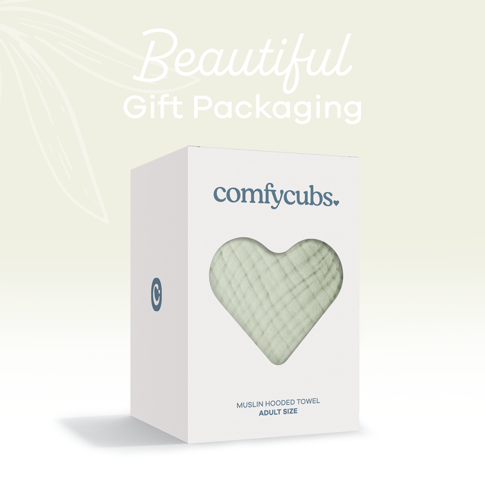 Adult Muslin Hooded Towel