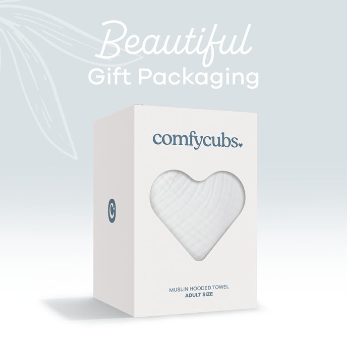 Adult Muslin Hooded Towel