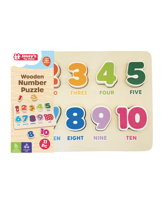 Wooden Number Puzzle