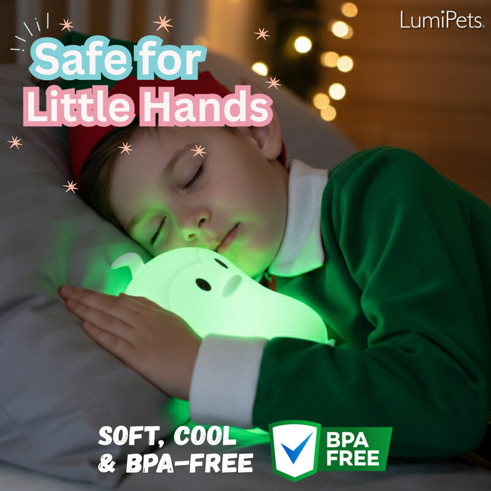 LumiPets® Pebbles the Penguin- Children's Touch Night Light - Nature Baby Outfitter