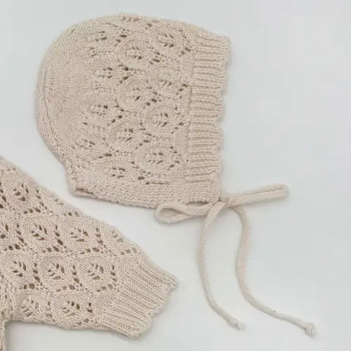 Lacey Knit Bonnet