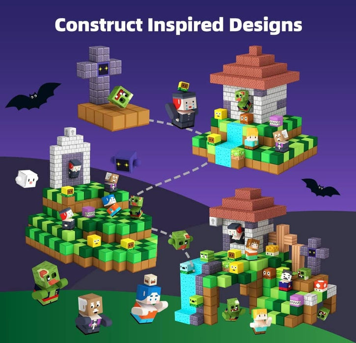 Zomblocks - 100PCS Magnetic Blocks