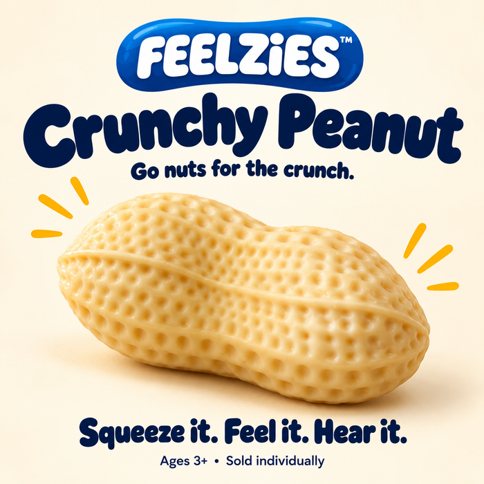 Feelzies™ Crunchy Peanut — Crunch & Squeeze Sensory Toy