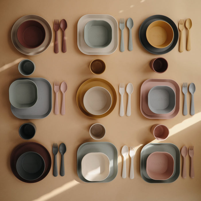Square Dinnerware Plates - Nature Baby Outfitter