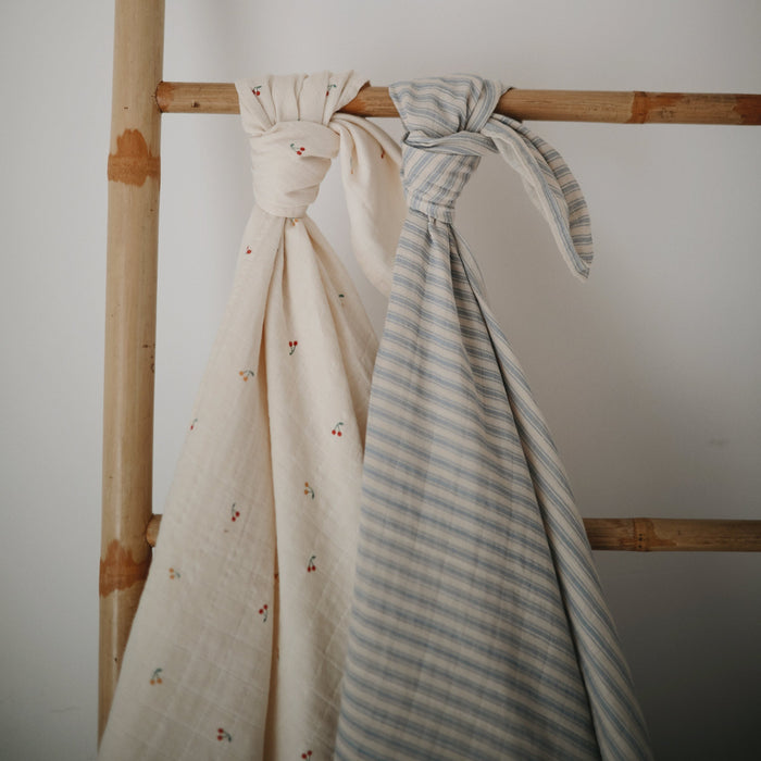 Organic Cotton Muslin Swaddle Blanket - Nature Baby Outfitter