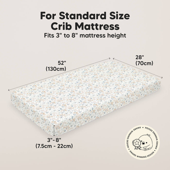 Prairie KeaBabies 2-Pack Isla Fitted Crib Sheet - Nature Baby Outfitter