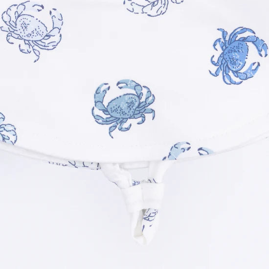 Blue Crabs Wide Brim Sunhat