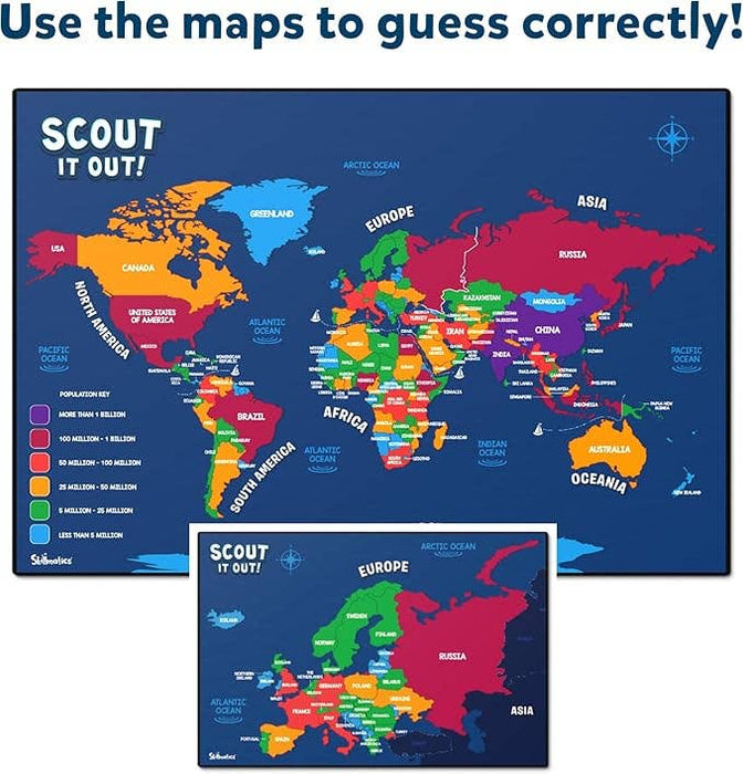 Scout It Out Countries of The World Board Game