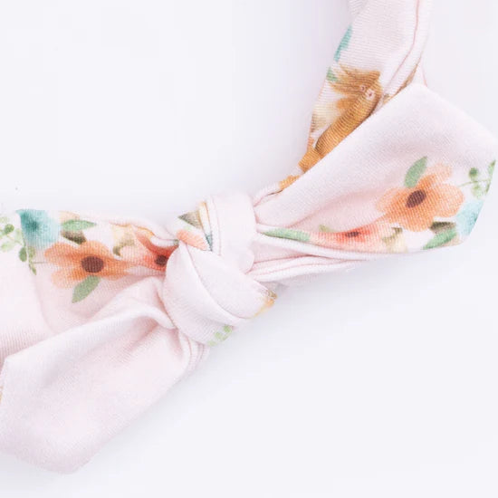 Pink Ponies Knotted Gown and Headband