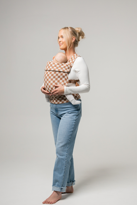 Mocha Check - The Monarch Carrier