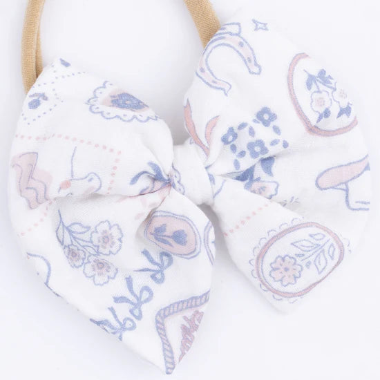 Country Western Heirlooms Big Bow on Headband