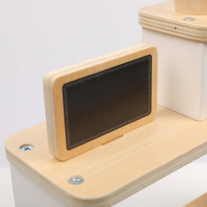 Wooden Ice Cream Shop Set - Pretend Play Counter Ages 3+