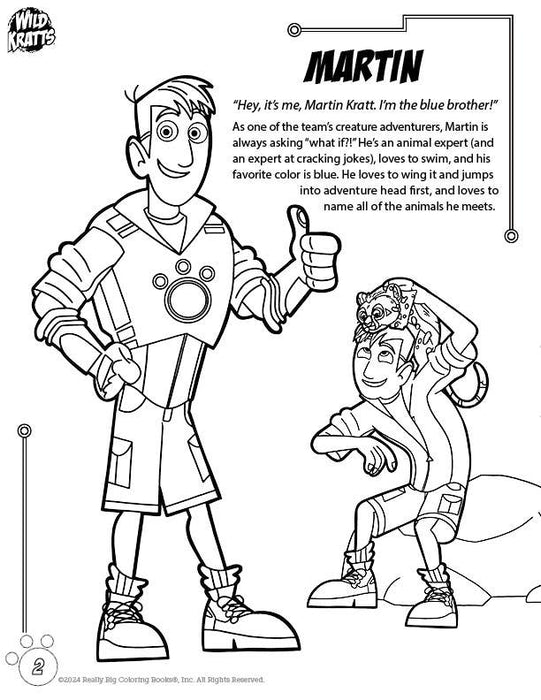 Wild Kratts® Coloring Book