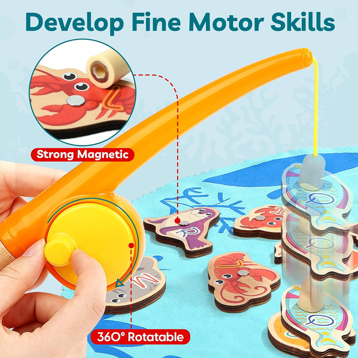 Montessori Toddler Fishing Game