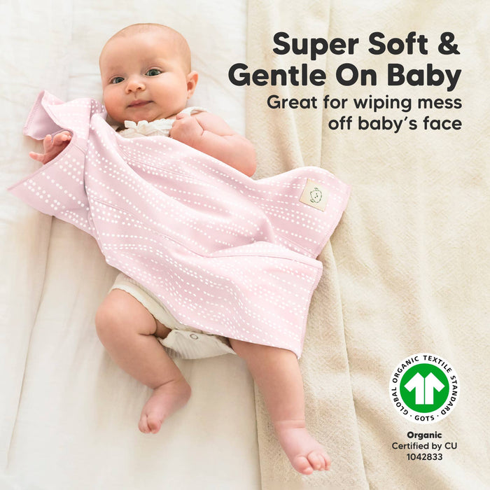 Sweet Charm 6-Pack Shea Burp Cloths