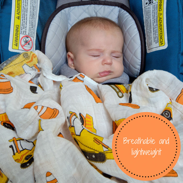 Under Construction Swaddle Blanket