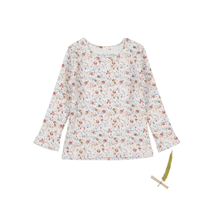 The Printed Long Sleeve Tee - Evelyn
