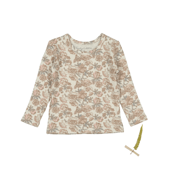 The Printed Long Sleeve Tee - Delilah
