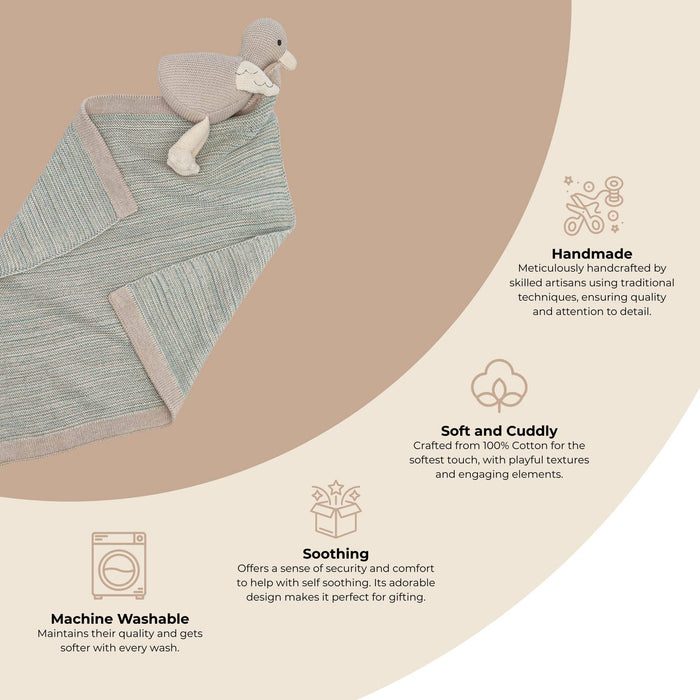 Georgie Goose Baby Lovie Security Blanket