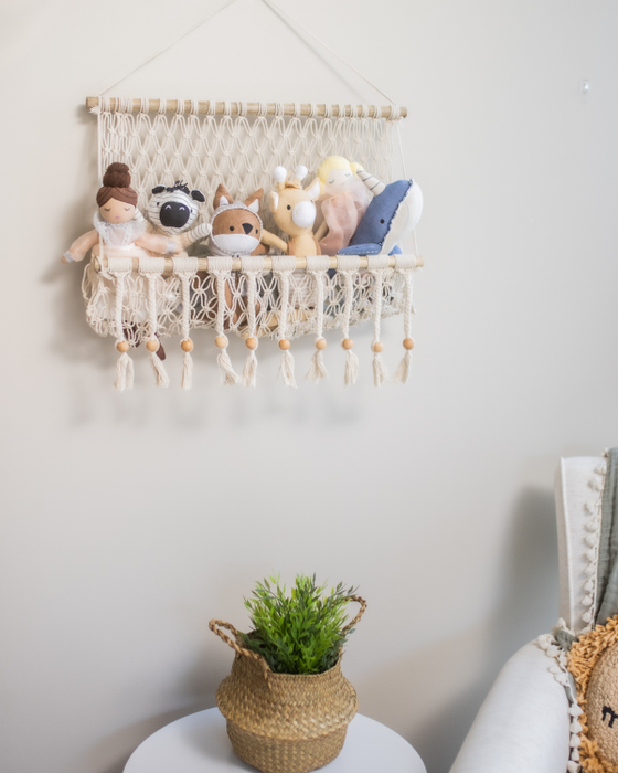 Willow Wall Storage Bin Décor