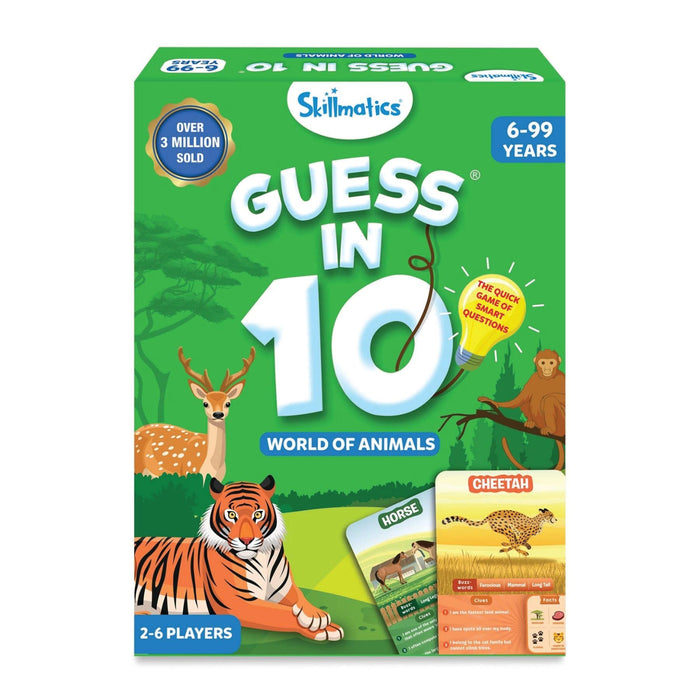 Guess in 10 World of Animals Card Game