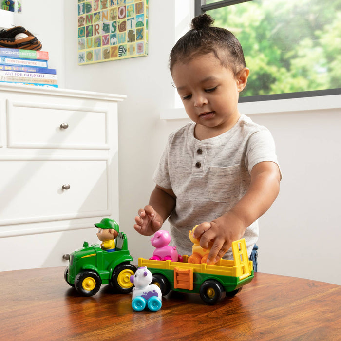 TOMY John Deere Farmin Friends Animal Sounds Wagon Ride