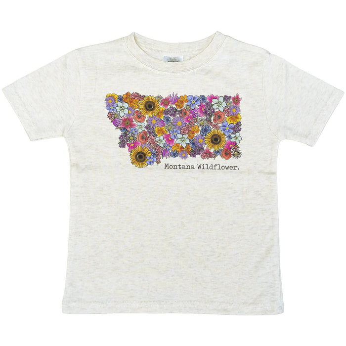 Custom MONTANA Wildflower State Tee Nature Clothing: 5T / Short Sleeves
