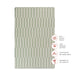T30536,Babyletto,Moss Stripe Muslin Mini Crib Sheet in GOTS Certified Organic Cotton