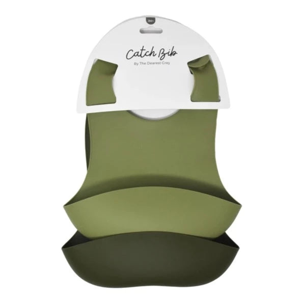 Silicone Catch Bibs - Set of Two