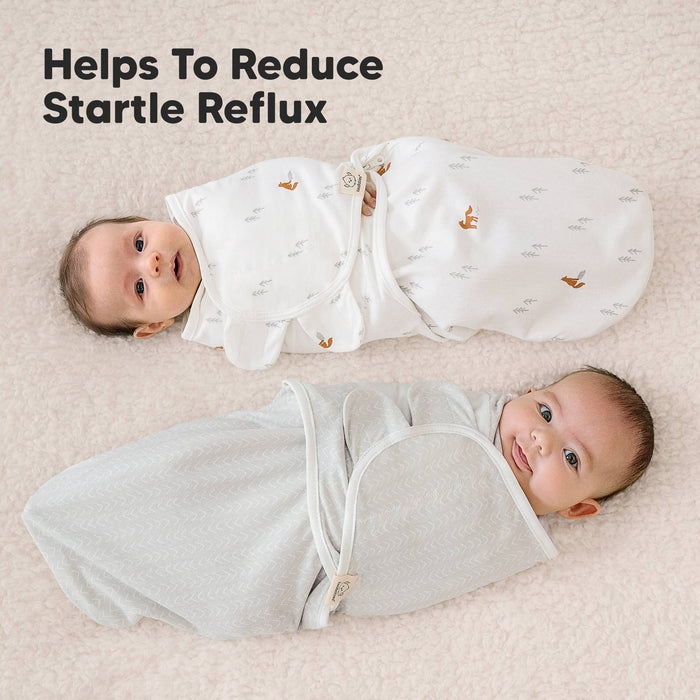 Bumble Bear 3pk Soothe Zippy Baby Swaddles 0-6 Months,Newborn Sleep Sack - Nature Baby Outfitter