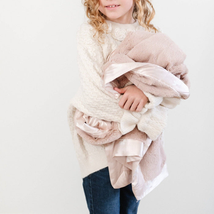 SATIN BACK RECEIVING BLANKETS