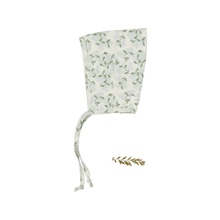 The Printed Pixie Bonnet - Hydrangea Blue