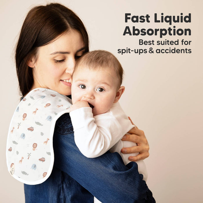 Wilderness 5-Pack Urban Burp Cloths