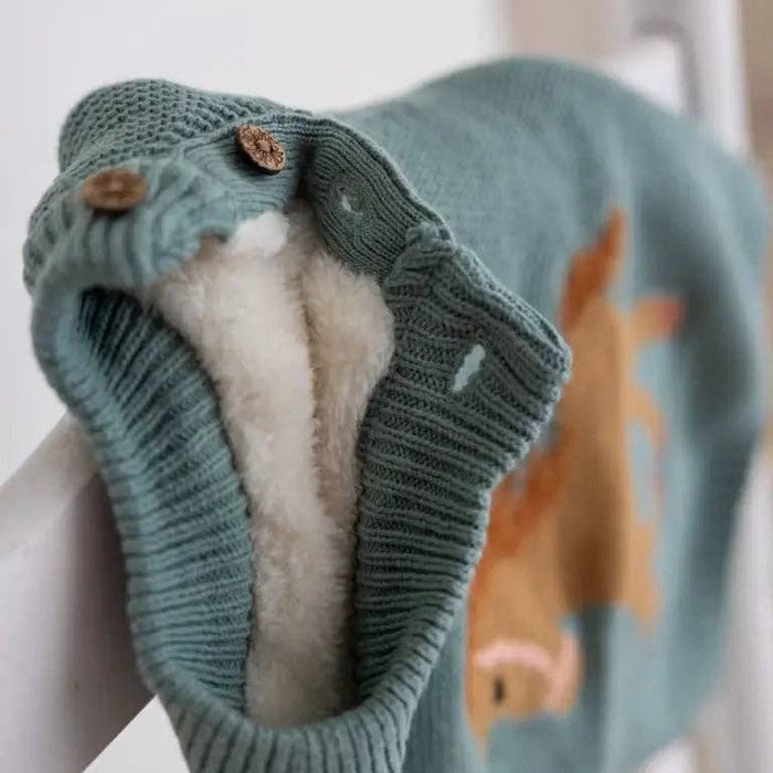 Gwenny Seafoam Horse Sweater
