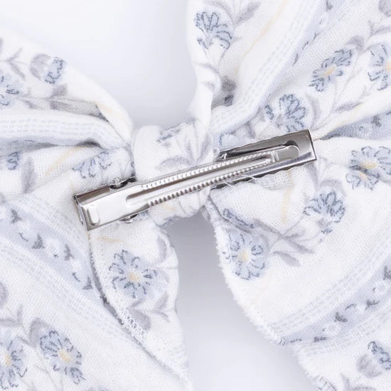 Kimberly Floral Stripe Large Bow