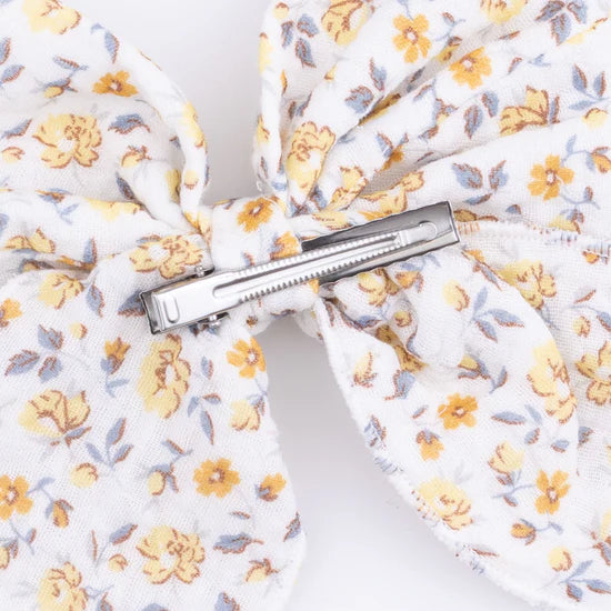 Yellow Country Roses Large Bow