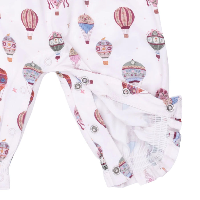 Hot Air Balloon Smocked Long Sleeve Romper